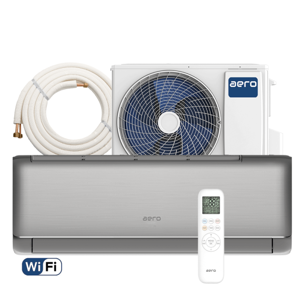 Aer conditionat Aero Elite 18000 BTU - WiFi, Kit inclus, Grey Shadow