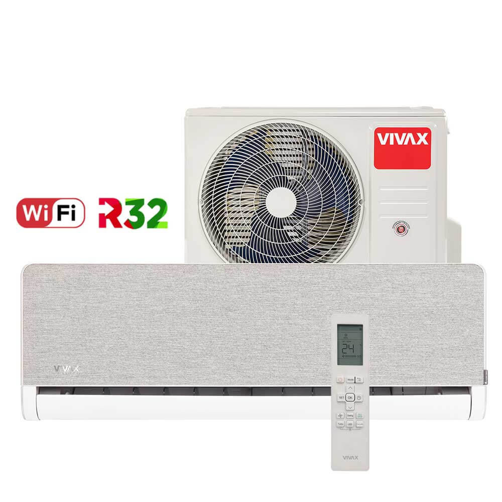 Aer conditionat Vivax H+Design 18000 BTU - WiFi, Silver