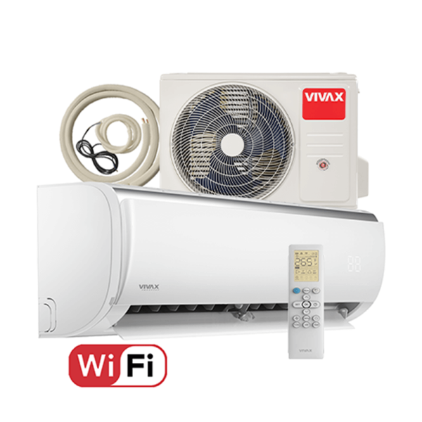 Aer conditionat Vivax Q-Design 9000 BTU - WiFi, Kit inclus