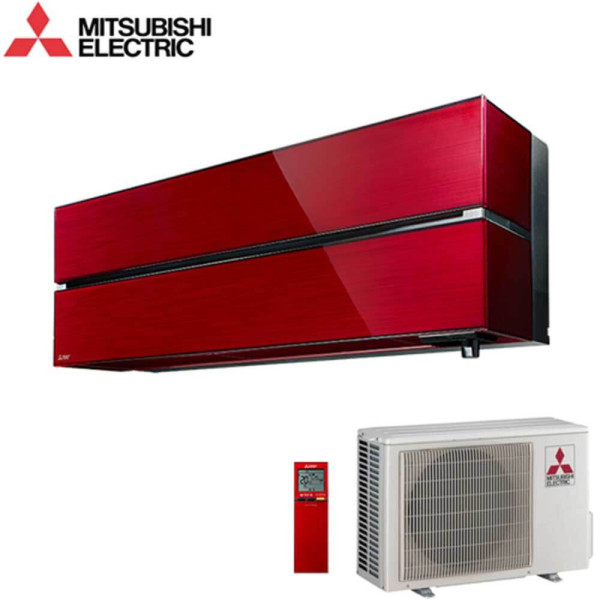 Aer conditionat Mitsubishi Electric Kirigamine Style 9000 BTU - WiFi, Red