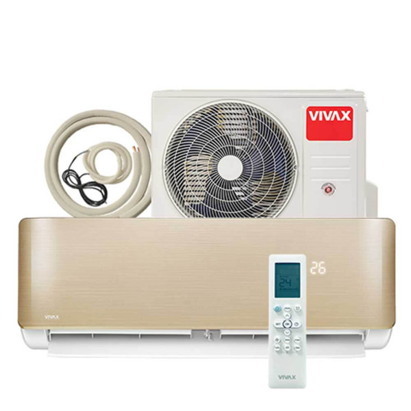 Aer conditionat Vivax R-Design 12000 BTU - Kit inclus, Gold