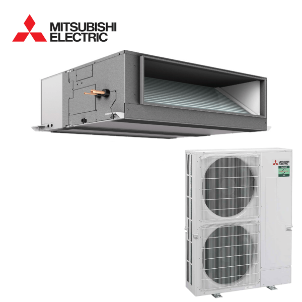 Aer conditionat duct Mitsubishi Electric 90000 BTU - Power Inverter, Trifazic