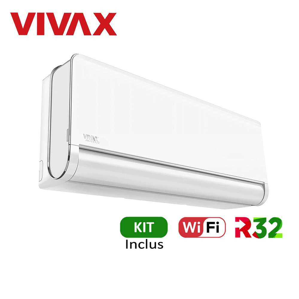 Aer conditionat Vivax H+Design 9000 BTU - WiFi, Kit inclus