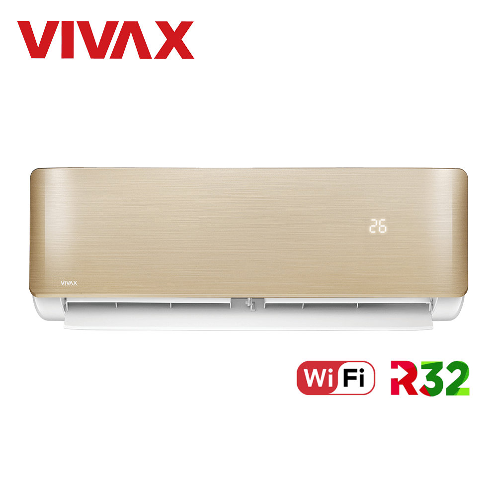 Aer conditionat Vivax R-Design 9000 BTU - WiFi, Gold
