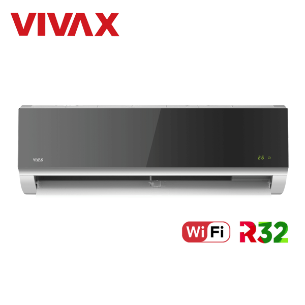 Aer conditionat Vivax R-Design 12000 BTU - WiFi, Silver Mirror