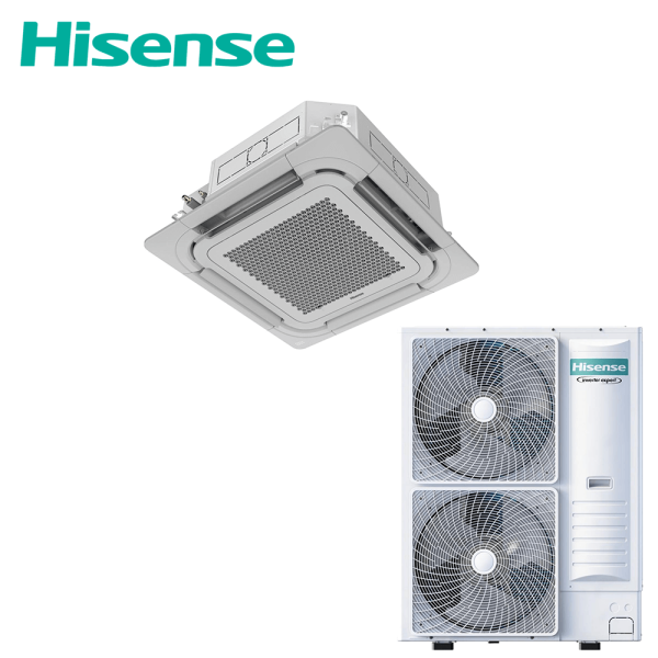 Aer Conditionat CASETA Hisense AUC140UR4RHB4 / AUW140U6RP4 380V R32 Inverter 48000 BTU/h