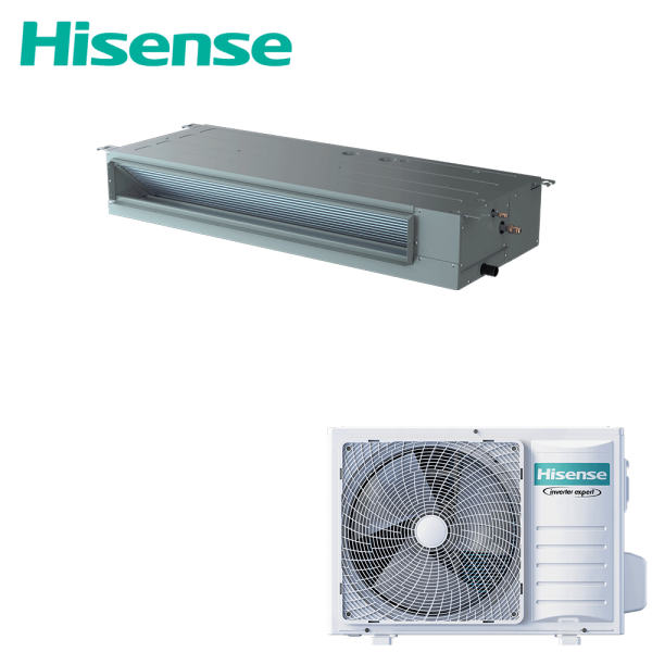 Aer Conditionat DUCT Hisense ADT52UX4RCL4 / AUW52U4RS4 220V R32 Inverter 18000 BTU/h