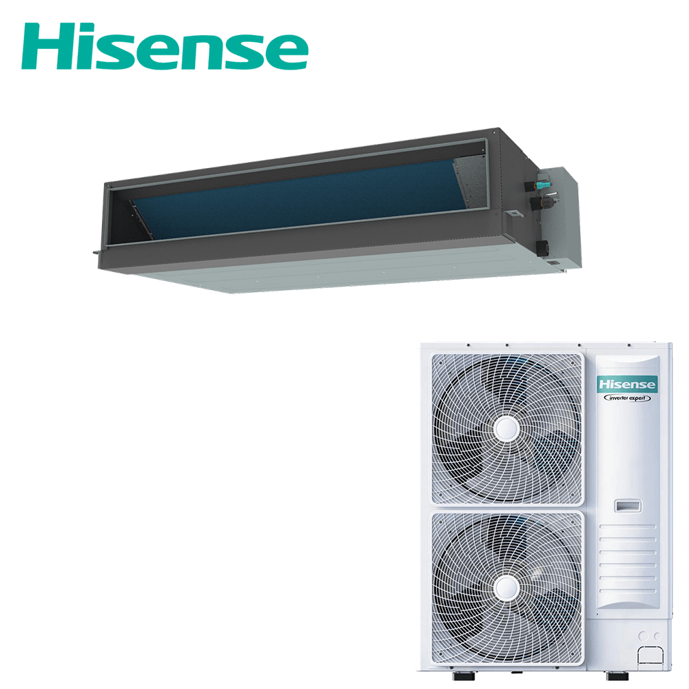 Aer Conditionat DUCT Hisense AUD140UX4RHH4 / AUW140U6RP4 380V R32 Inverter 48000 BTU/h