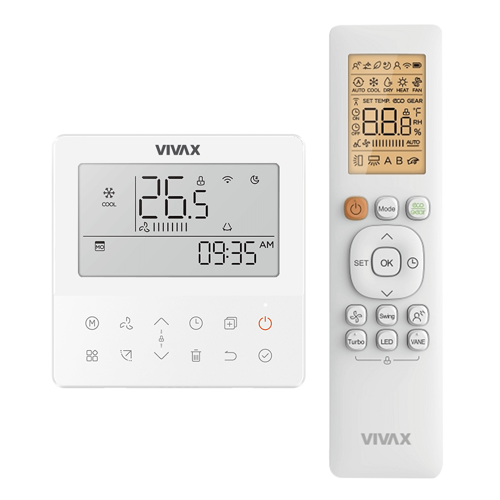 Aer conditionat multisplit Vivax 21000 BTU - 3 unitati Caseta 4 directii, 9+9+9 BTU