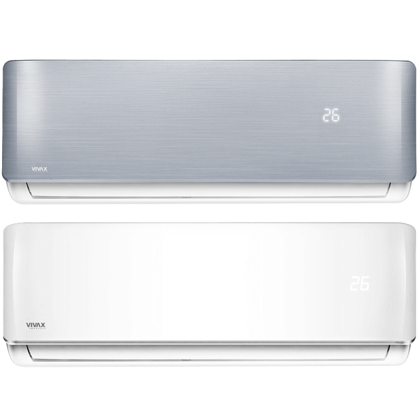 Aer conditionat multisplit Vivax 27000 BTU, 3 unitati R-design, 9+9+12 BTU, White/Silver